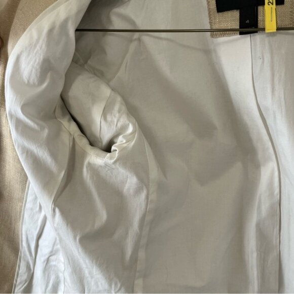 J. Crew Regent Blazer In Metallic Linen Size 4 - Picture 9 of 13